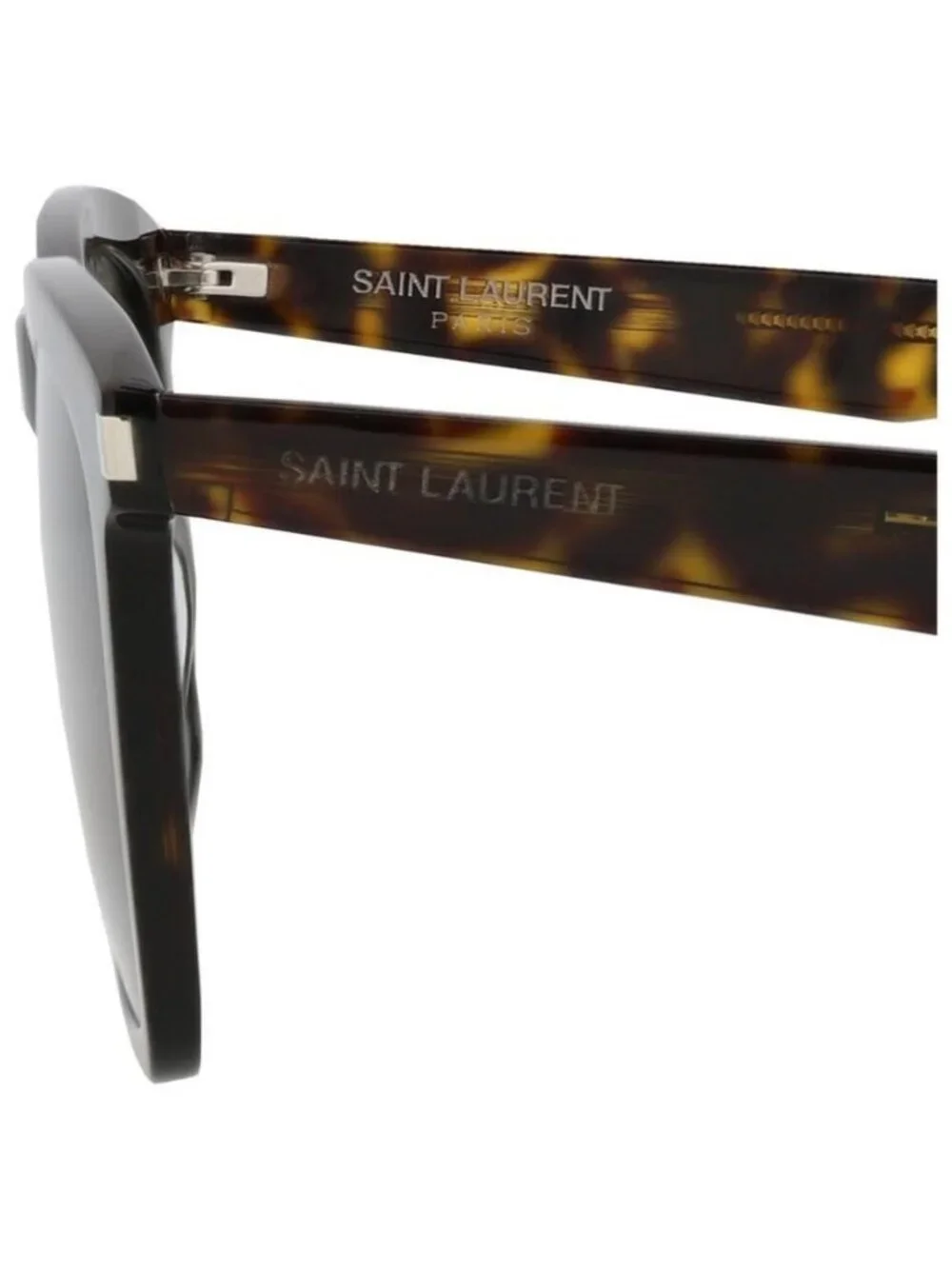 New Saint Laurent Mens Square/Rectangle Havana Havana Grey Fashion Designer Sung